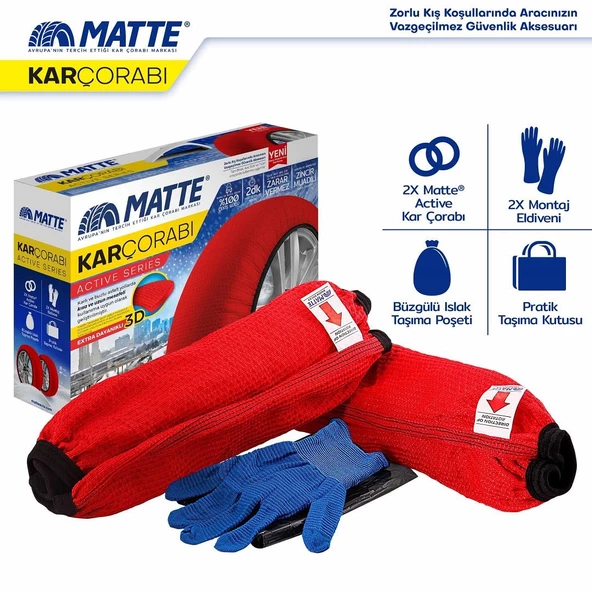 Matte Kar Çorabı Active Series - 3