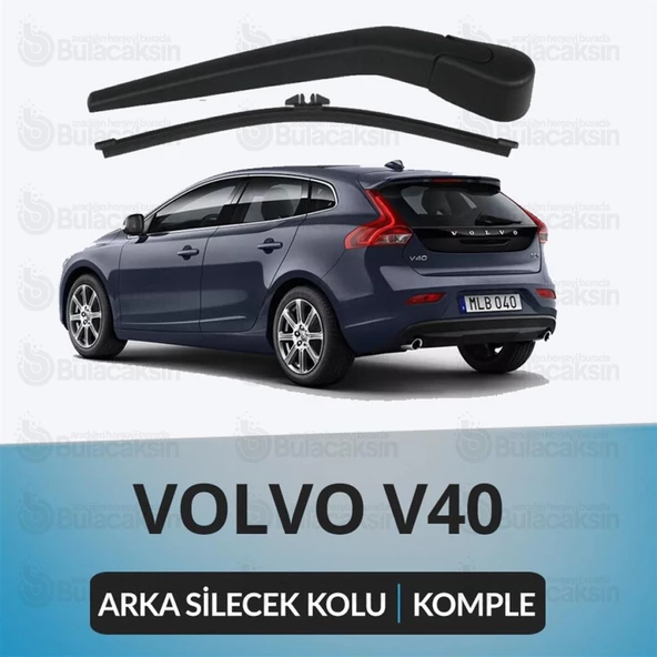 Volvo V40 2013 - 2017 Komple Arka Silecek Kolu Ve Süpürgesi ürün görseli