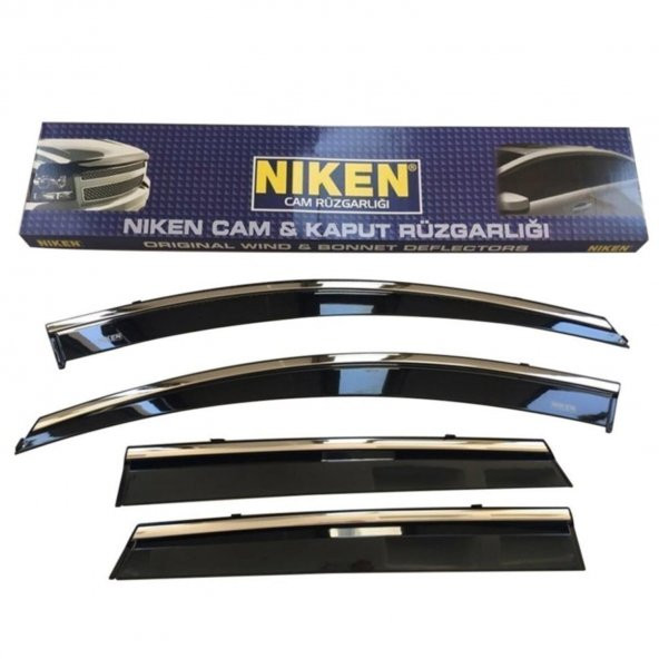 Niken Kromlu Cam Rüzgarlığı Nissan Qashqai 2007-2013 ile uyumlu