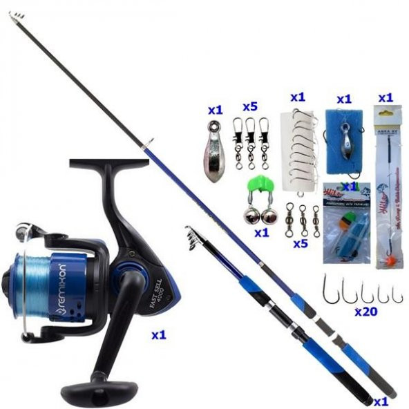 Remixon Fast Cell Speed 2.70 mt Olta Takımı 40 lı set Mavi