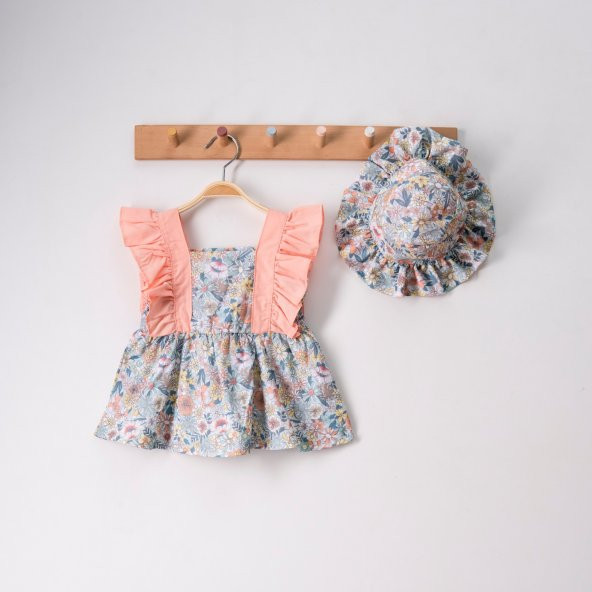 Kız Bebek Pamuklu Çıtır Bebek Elbise TF7313 - 2