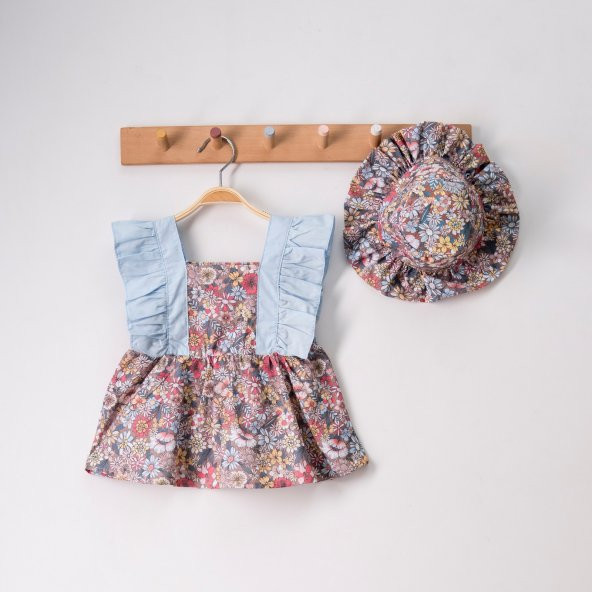 Kız Bebek Pamuklu Çıtır Bebek Elbise TF7313 - 3