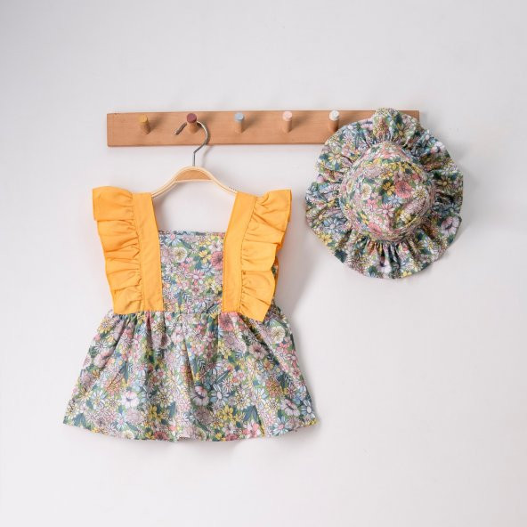 Kız Bebek Pamuklu Çıtır Bebek Elbise TF7313 - 7