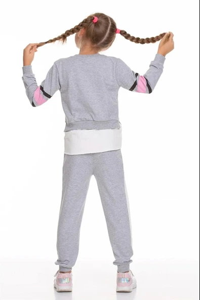 Kız Çocuk Fantastic Baskılı Eşofman Takımı Mnk0518 - 4