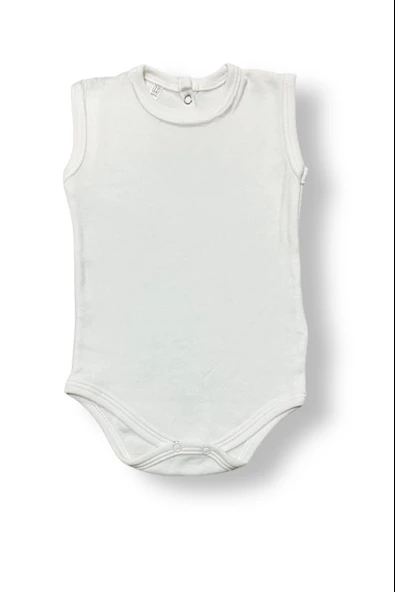 Bebek Çıtçıtlı Kolsuz Zıbın Badi MNK0527