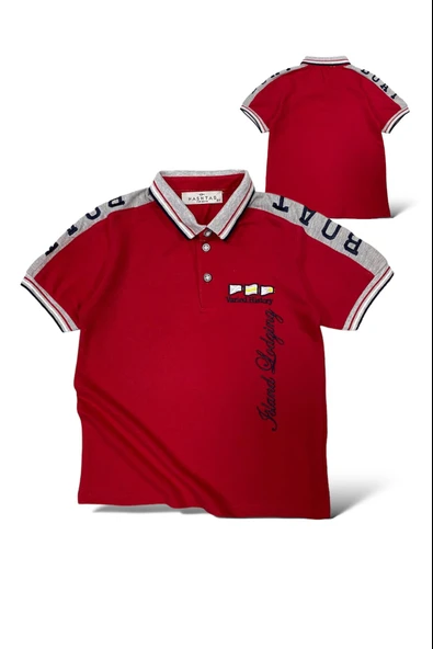 Polo Yaka Lakost Çocuk Tişört MNK0505 - 2