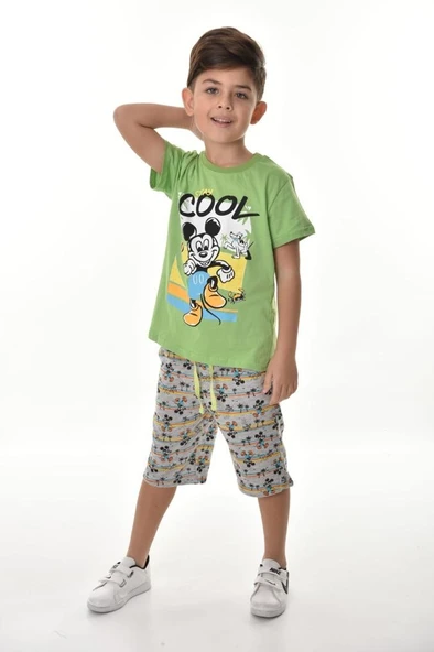 Cool Stay Şortlu Erkek Çocuk Takım MNK0500 - Resim 15