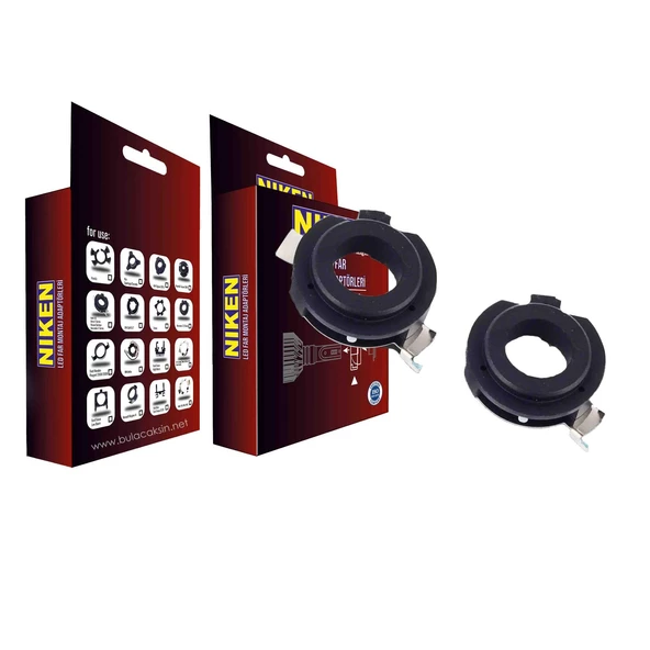 NİKEN LED FAR MONTAJ ADAPTÖRÜ H7 AUDI A3/BMW 5/QASHQAİ - Resim 2