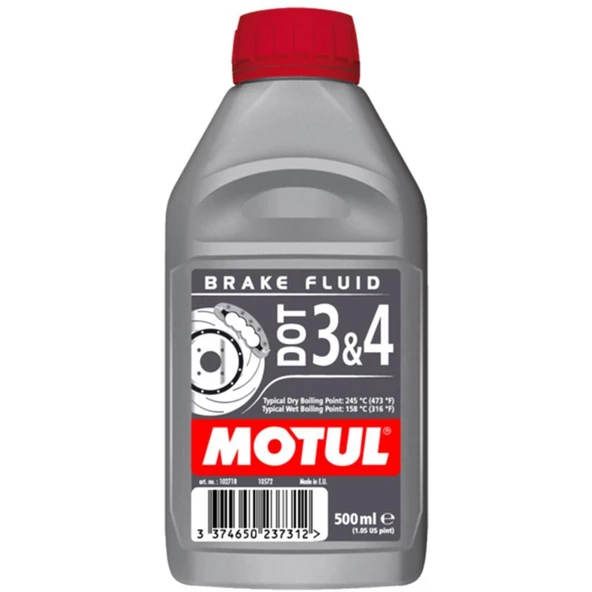 Motul Dot 3 & 4 Fren Hidrolik Yağı 500 ml