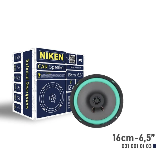 Niken Araç Hoparlörü 16CM 6.5inç 4 OHM 180 Watt 1 ADET - 1
