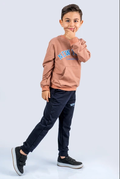 Newyork Baskılı Eşofman Takım MNKDM1001-NY - Resim 6