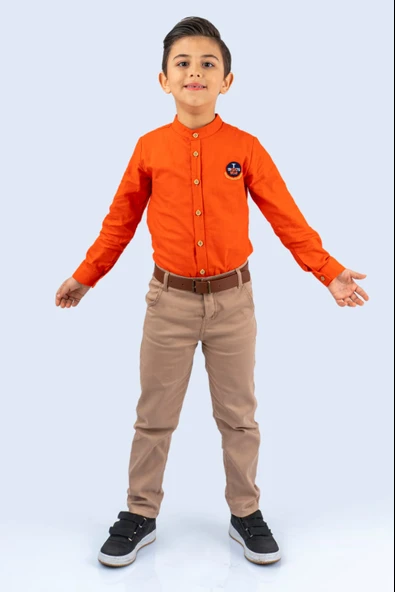 Hakim Yaka Erkek Çocuk Takım MNK0489 - Resim 2