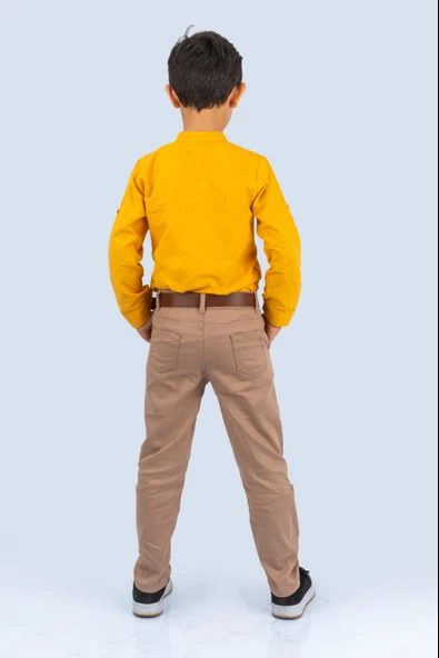 Hakim Yaka Erkek Çocuk Takım MNK0489 - Resim 6