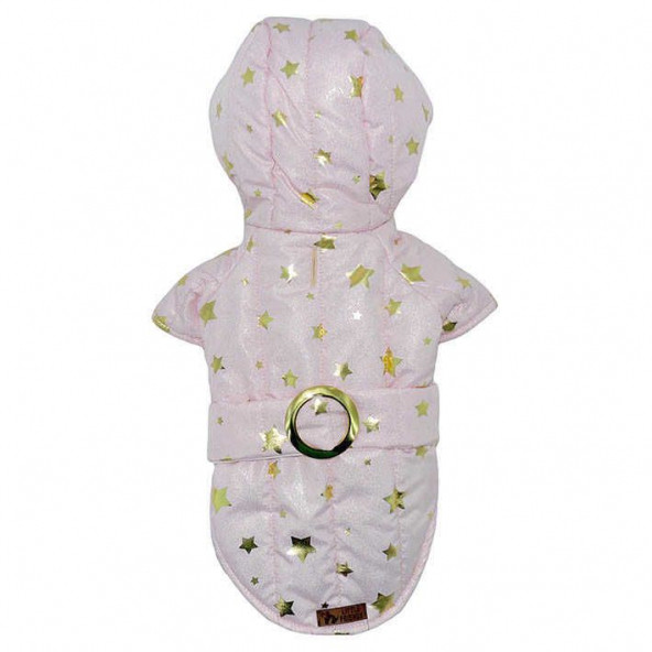 Köpek Little Friends Kapitone Kapşonlu Star Mont