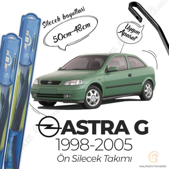 Opel Astra G Ön Silecek Takımı (1997-2005) RBW Hibrit