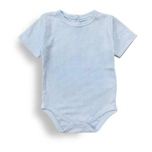 Bebek Çıtçıtlı Kısa Kol Zıbın Badi MNK0457 - Resim 2