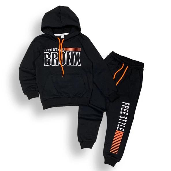 Bronx Şardonlu İkiiplik Eşofman Takım MNK0459 - 8