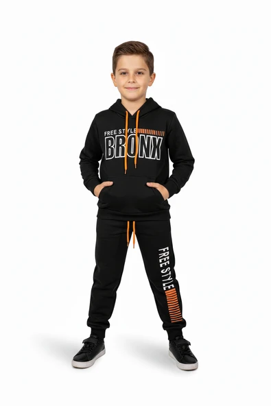 Bronx Şardonlu İkiiplik Eşofman Takım MNK0459 - Resim 10