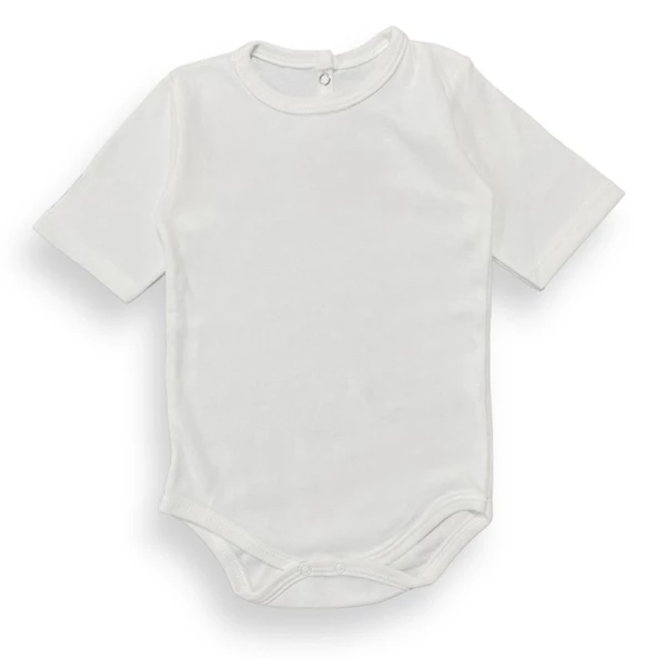 Bebek Çıtçıtlı Kısa Kol Zıbın Badi MNK0457 - 6