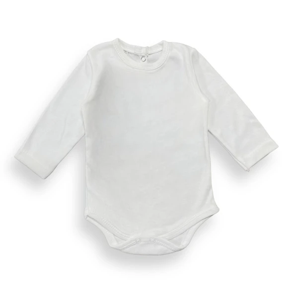 Bebek Çıtçıtlı Uzun Kol Zıbın Badi MNK0456 - Resim 5