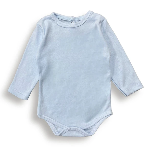 Bebek Çıtçıtlı Uzun Kol Zıbın Badi MNK0456 - Resim 3