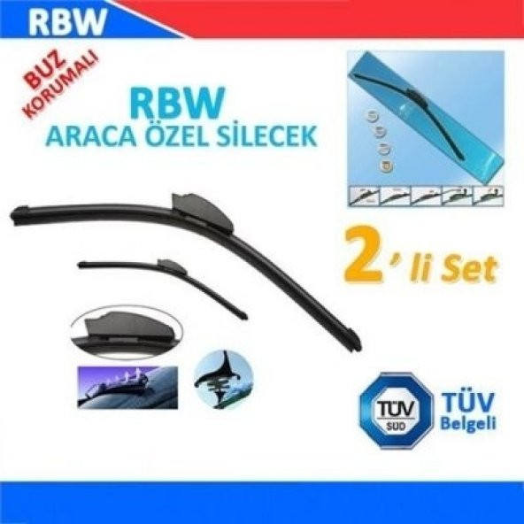 RBW Muz Silecek Takımı Nissan Qashqai+2 2008 - 2013 ile uyumlu