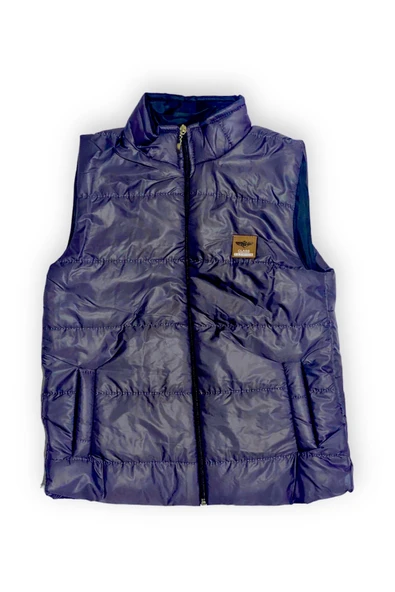 Erkek Çocuk Flato Cepli İçi Elyaflı Şişme Yelek MNK0409 - Resim 3