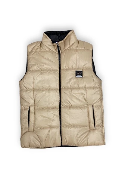 Erkek Çocuk Flato Cepli İçi Elyaflı Şişme Yelek MNK0409 - Resim 10