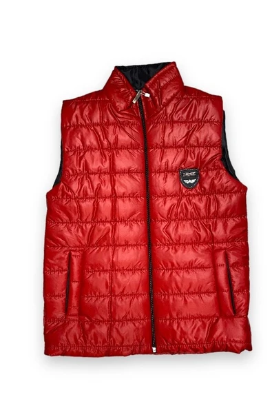 Erkek Çocuk Flato Cepli İçi Elyaflı Şişme Yelek MNK0409 - Resim 11