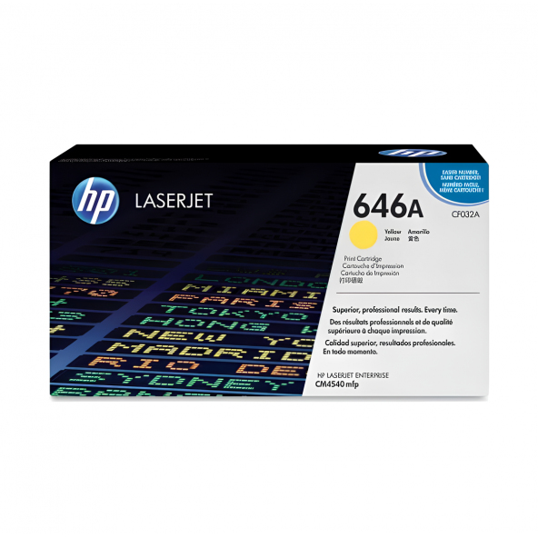 Hp 646A-CF032A Sarı Orjinal Toner