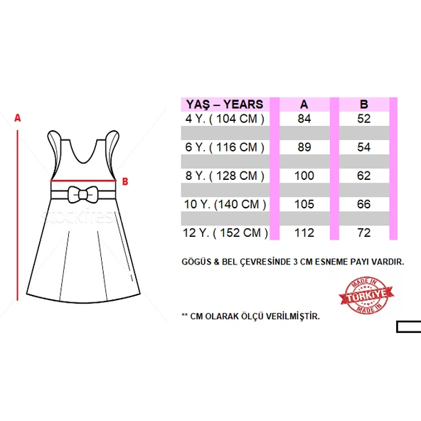 Sırt Gipeli Tütü Etek Kız Çocuk Saten Parti Abiye Elbise MNK0340 - 6