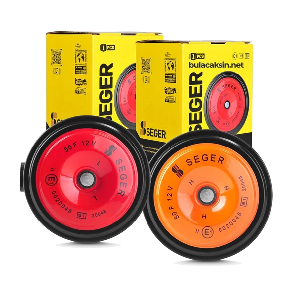 Renault Kango Seger M50F Didit JPT Soketli Korna Takım 12V 118 Db ürün görseli 1