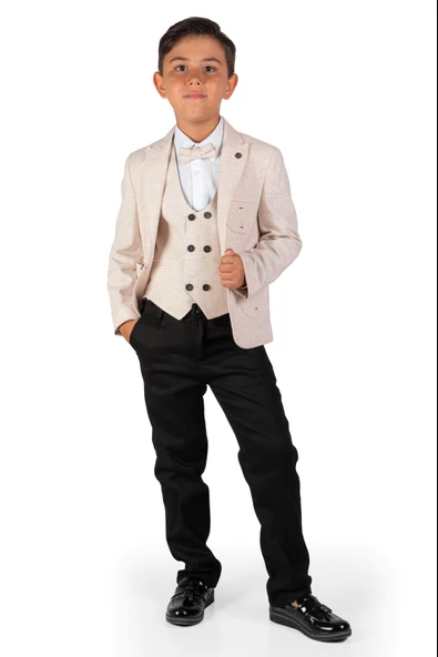 Aysuda Ceketli Yelekli Takım Elbise - 6