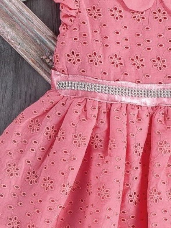 Sani Nakışlı Brode İşlemeli Elbise - 2