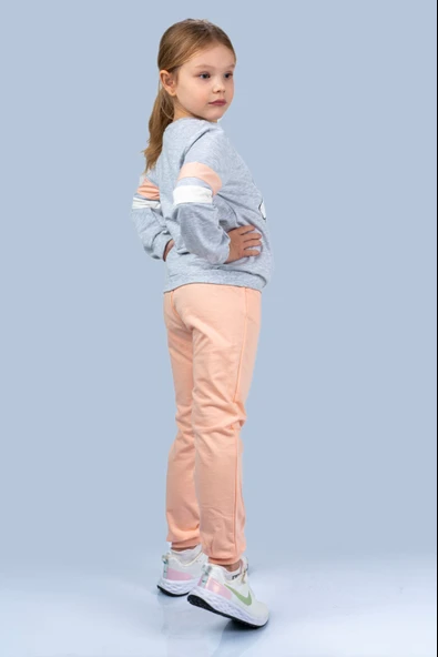 Kız Çocuk Boynuzlu At Eşofman Takımı - Resim 6