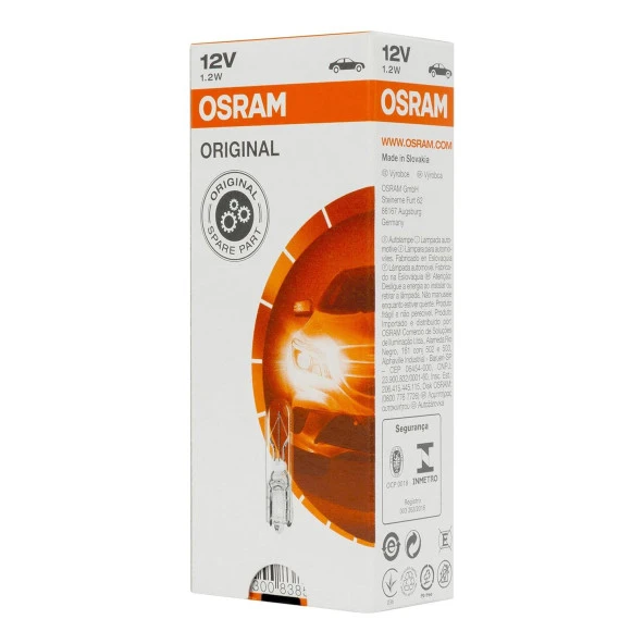 Osram 2721 12v T5 1.2w Dipsiz Gösterge Ampulü 10 Adet - 3