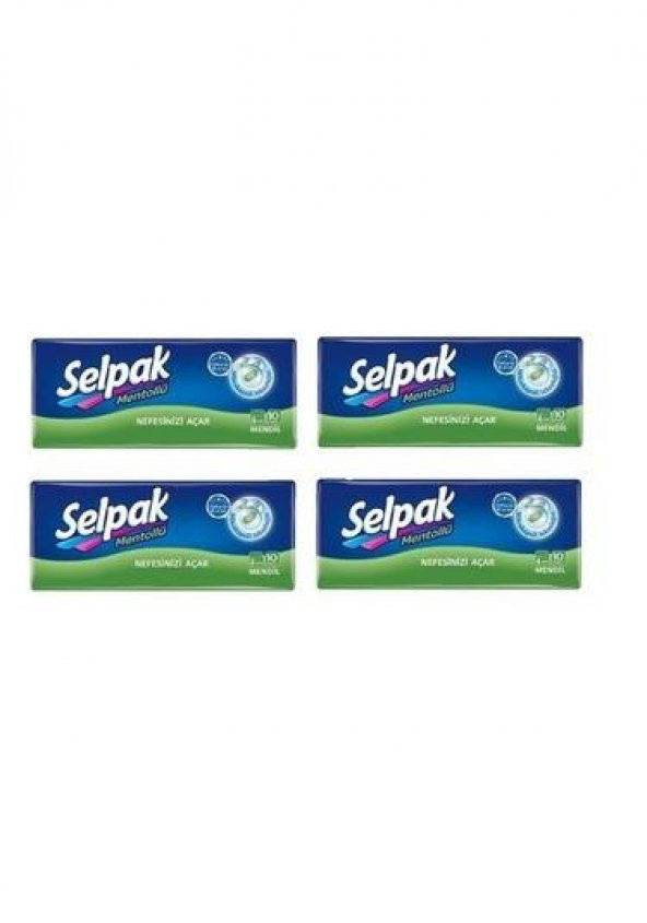 SELPAK MENTOL 10 LU X 4PAKET 40 ADET - 1