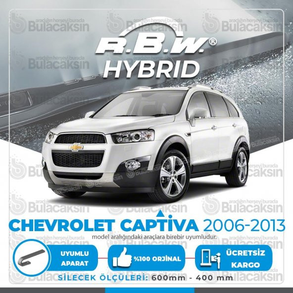 Chevrolet Captiva Ön Silecek Takımı (2006-2013) RBW Hibrit