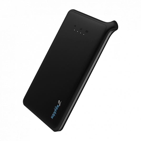 Sapphire 2 Küresel Mobil Wi-Fi Bağlantı Noktası 5400Mah Mudi 5 GB İnternet Hediye - 2