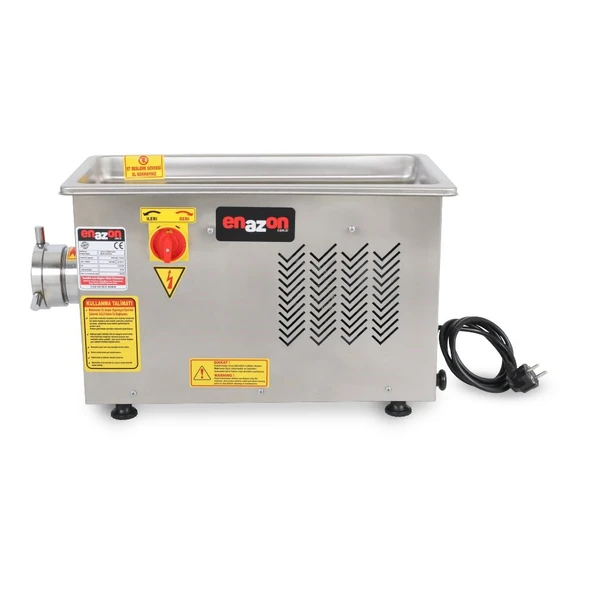 12 No 12 lik Et Kıyma Makinesi (Geri Çalışma Özellikli) 0,55 Kw 0,75 Hp( Beygir) AYNA BIÇAK SUCUK ürün görseli