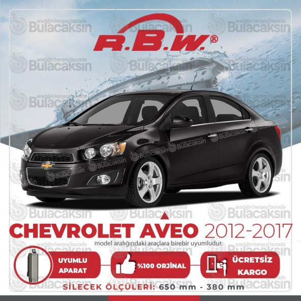 Chevrolet Aveo Sedan Muz Silecek Takımı (2012-2017) RBW