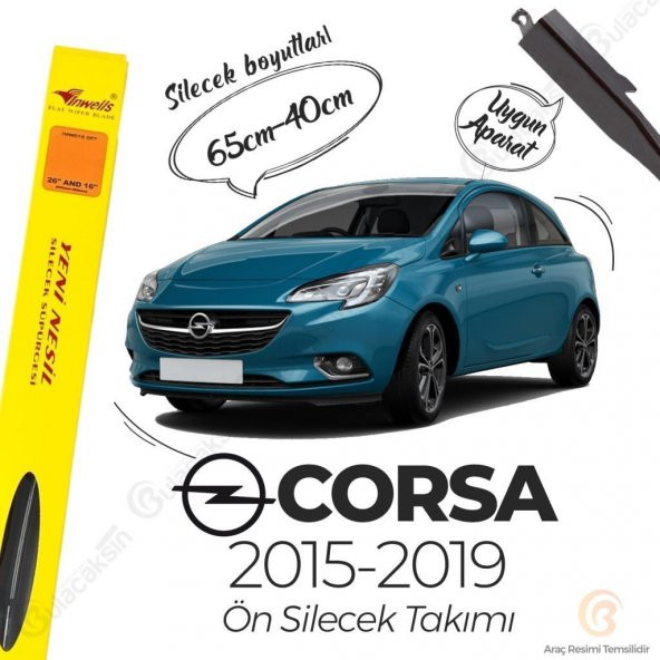 Opel Corsa E Muz Silecek Takımı (2015-2019) İnwells