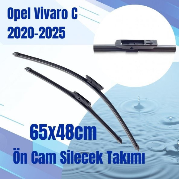 MAXTEL Ön Cam Silecek Takımı Opel Vivaro C 2020-2025 65x48cm