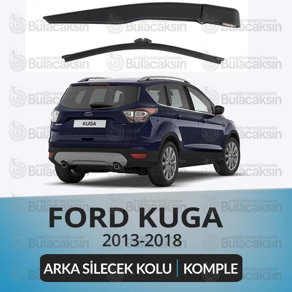 Ford Kuga 2013 - 2018 Komple Arka Silecek Kolu Ve Süpürgesi Seti ürün görseli