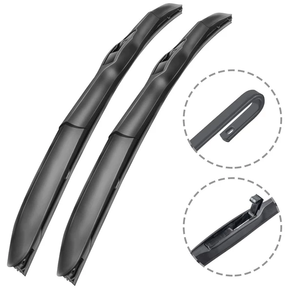 Bulacaksin Hibrit Ön Silecek Takımı Toyota Corolla 2018-2021 ile uyumlu - Resim 2