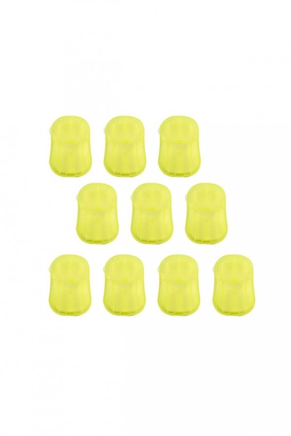 Kağıt Sabun Toplamda 200 Yaprak 20li 10 Adet Sarı