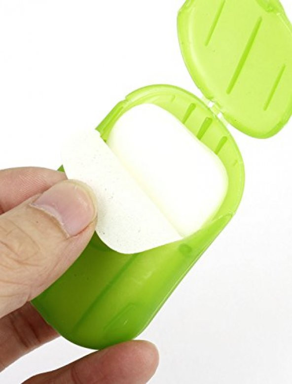 Kağıt Sabun 1 Paket 20 Yaprak Yeşil