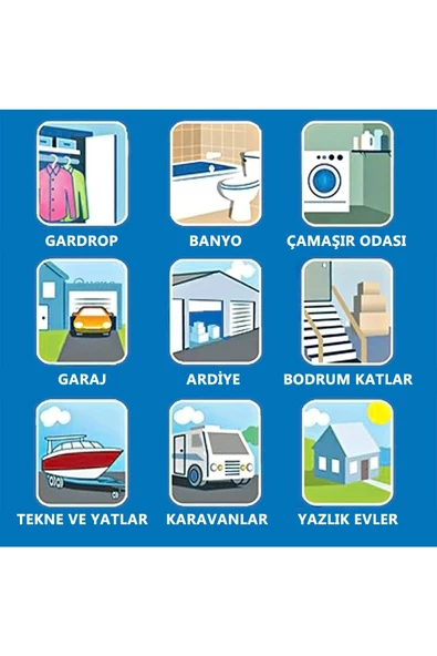10 Adet 280gram Nem Alıcı Kutu Ekonomik Avantajlı Paket Nem Alma Rutubet Giderme - 5