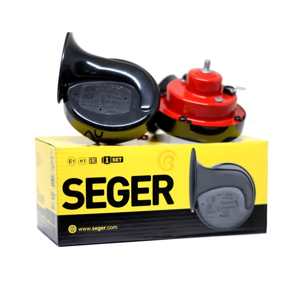 Seger Dadat Salyangoz Korna 12V 118 Db ( Tek Fişli ) 2'li PAKET