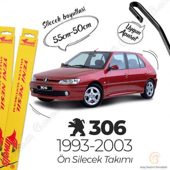 Peugeot 306 Muz Silecek Takımı (1993-2003) İnwells